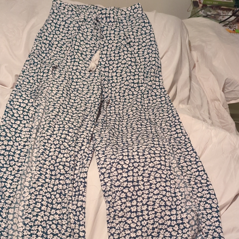 Floral Patterned Pants